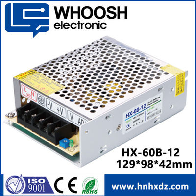 5A LED Light Power Supply IP20 Indoor 12V 60W LED Driver IEC60950