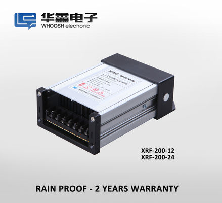 IP62 Outdoor Lighting Transformers 12V 200W 16.7A Switching Mode Power Supply